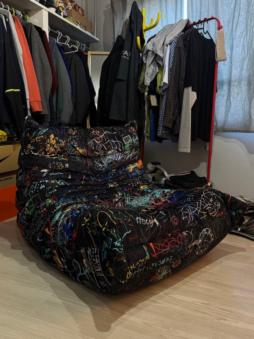 リーンロゼ トーゴ tameshigaki ブラック 1人掛けソファ