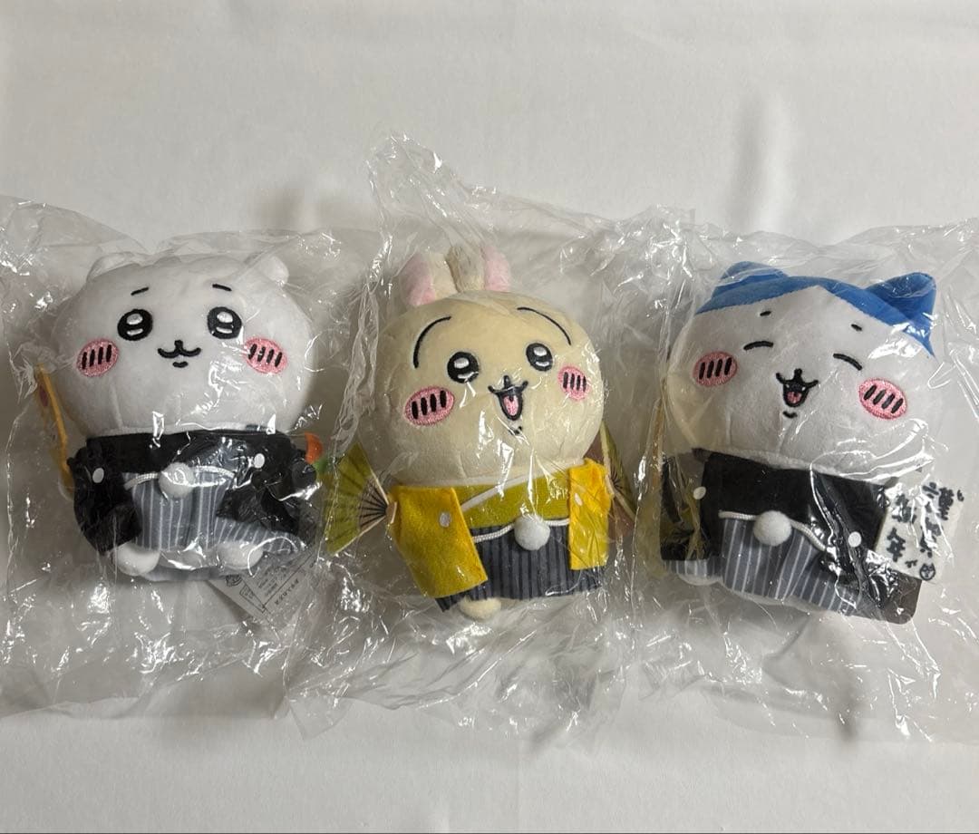 ちいかわ　ぽてたまぬいぐるみ　正月セット
