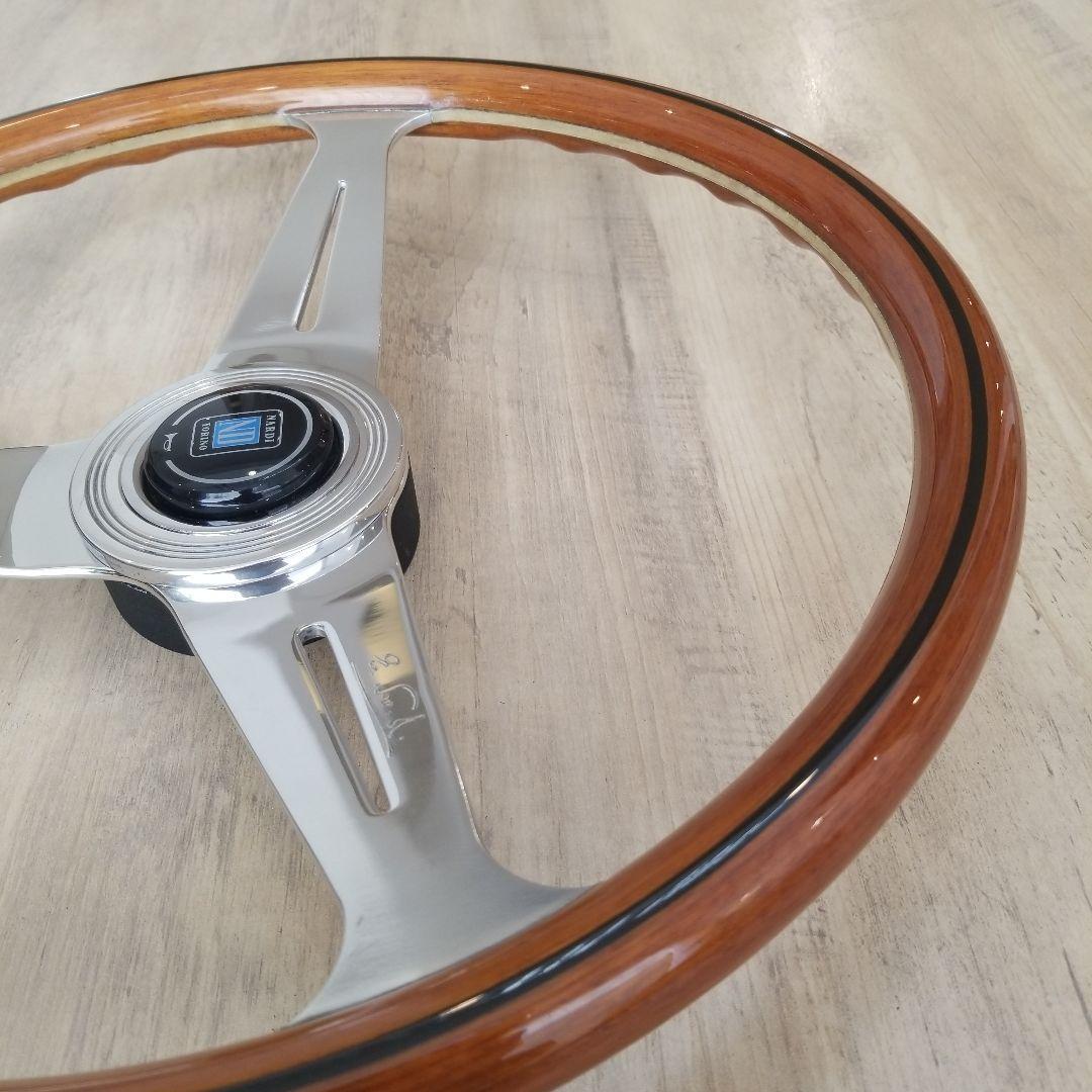 【大径FET刻印有】NARDI☆ナルディクラシックウッドポリッシュ/39Φ