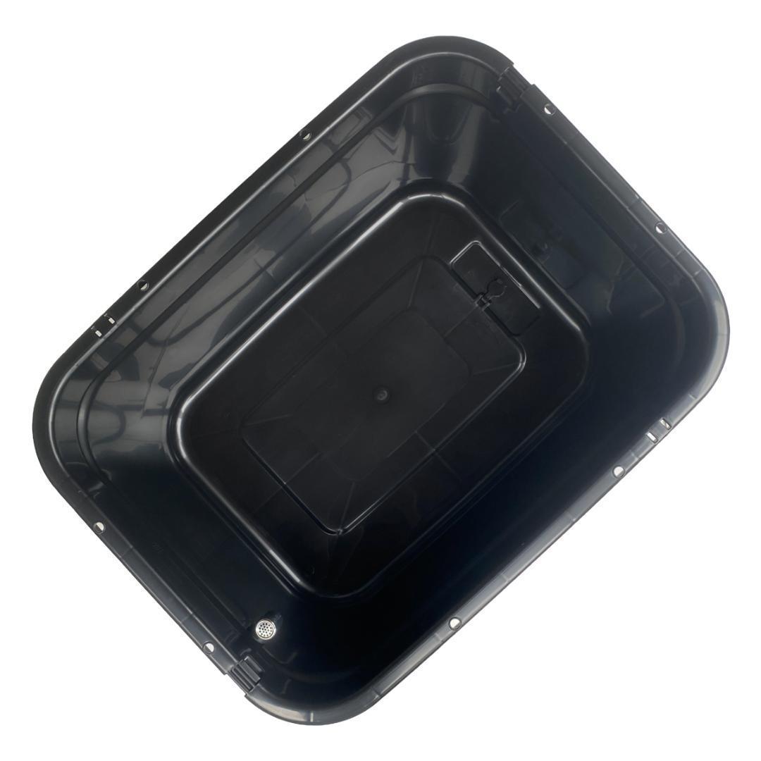 メダカ飼育ケース 120㍑x3個 黒・濃緑あり オーバーフロー 金魚飼育 越冬