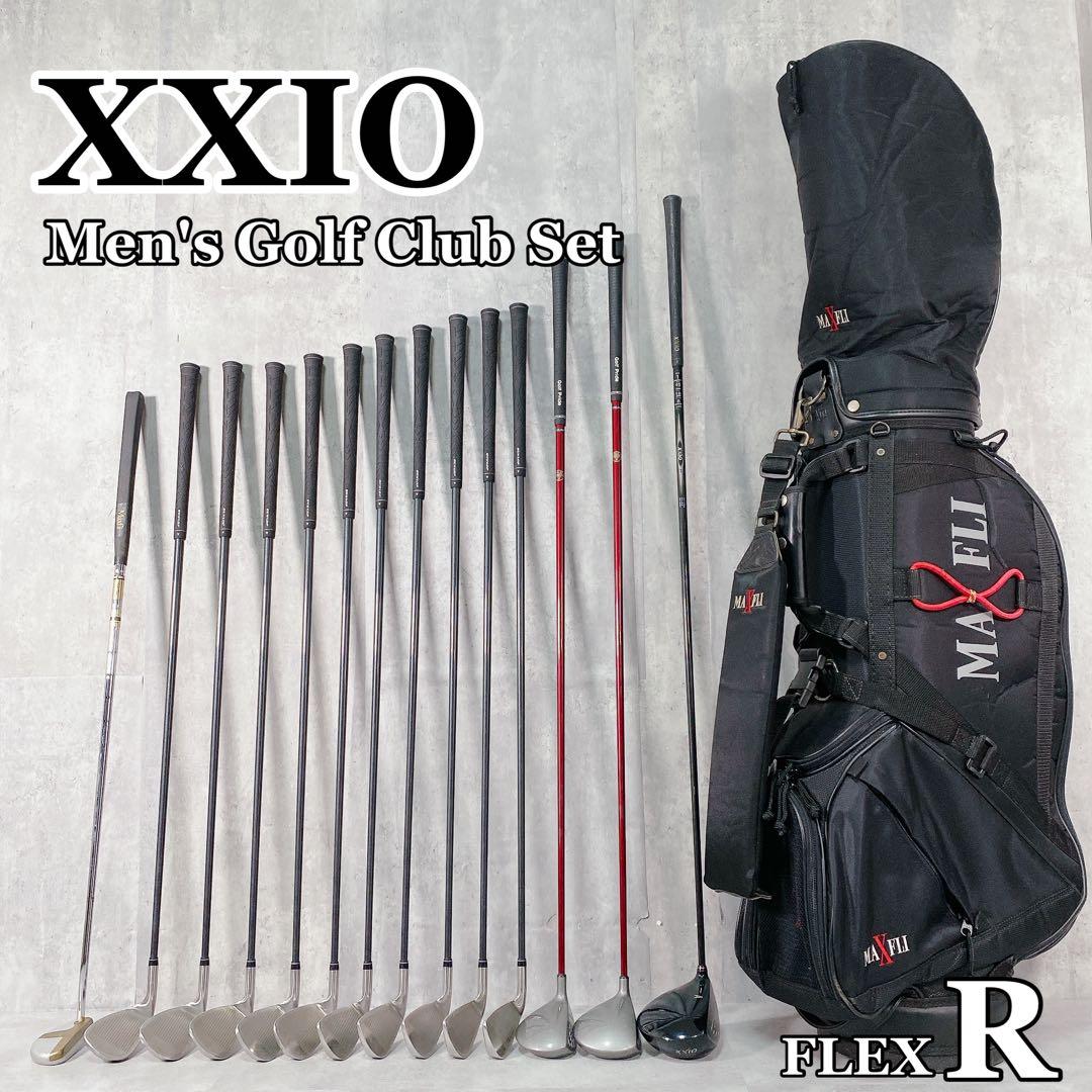 T120 ゼクシオ 他 ゴルフクラブ メンズ フルセット 黒 初心者 入門 練習