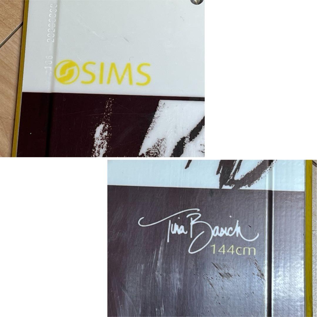 スノーボード レディース ティナ・バシッチモデル シムス SIMS 144