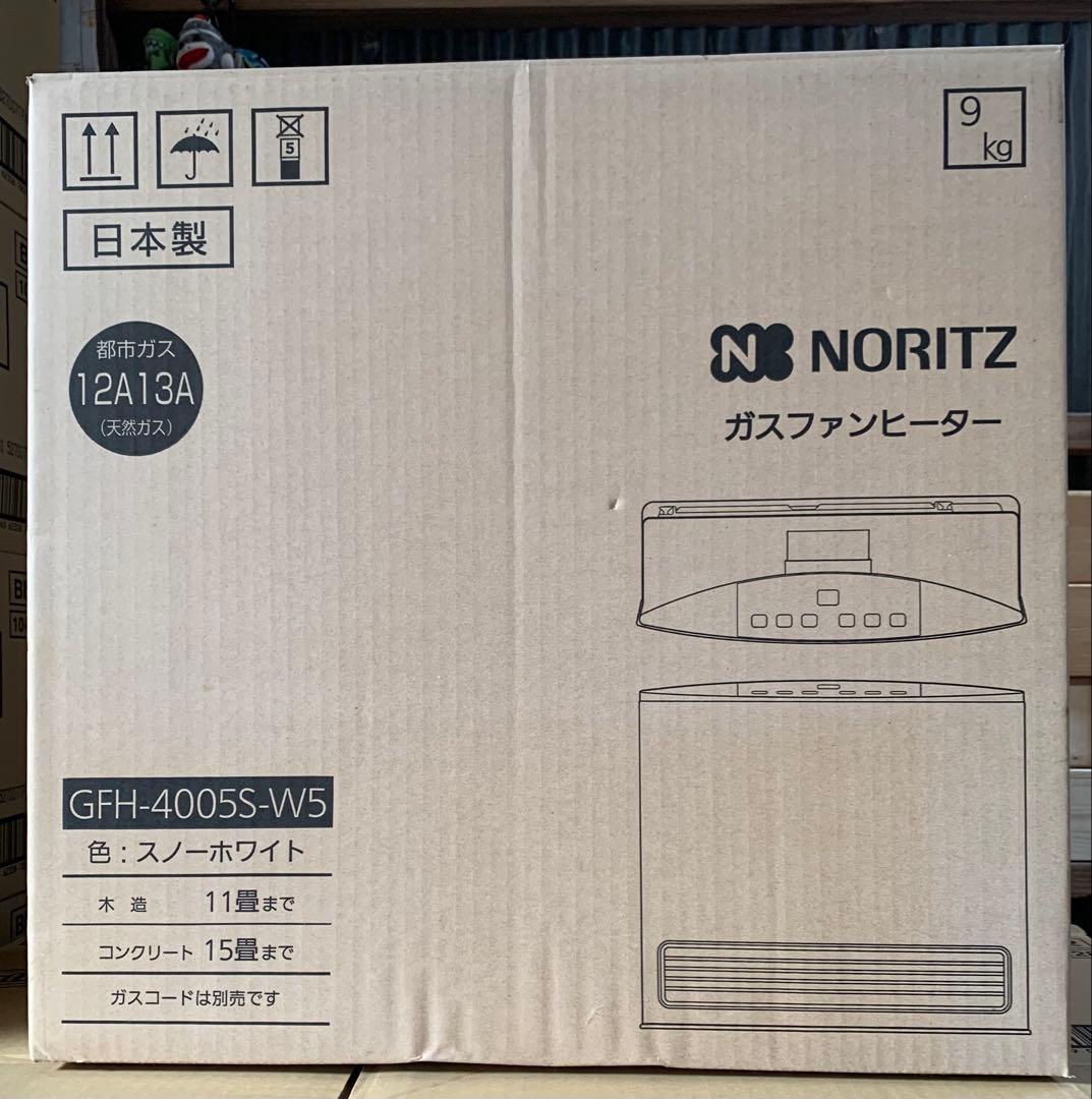 NORITZ ノーリツ　ガスファンヒーター　GFH-4005S-W5 都市ガス
