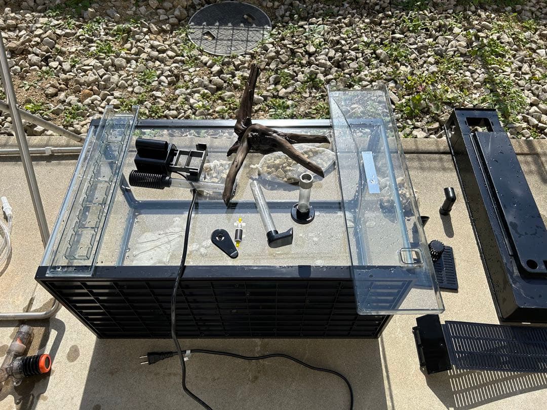 【大阪 近畿 直接取引 引き取り限定】美品 GEX 60cm水槽 水槽台セット