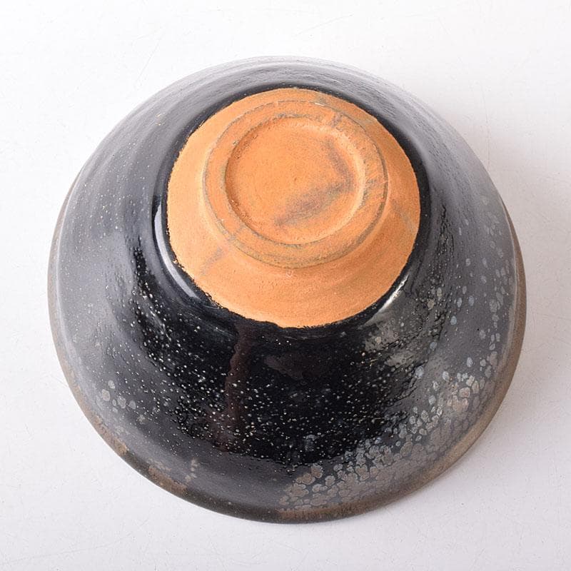 中国　建窯　油滴　曜変天目茶碗　C　R8389