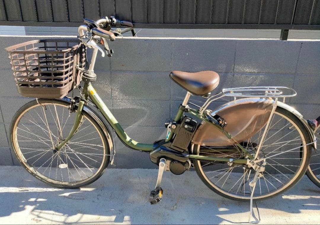 パナソニック be fd633 電動アシスト自転車 オリーブグリーン送料込み値段