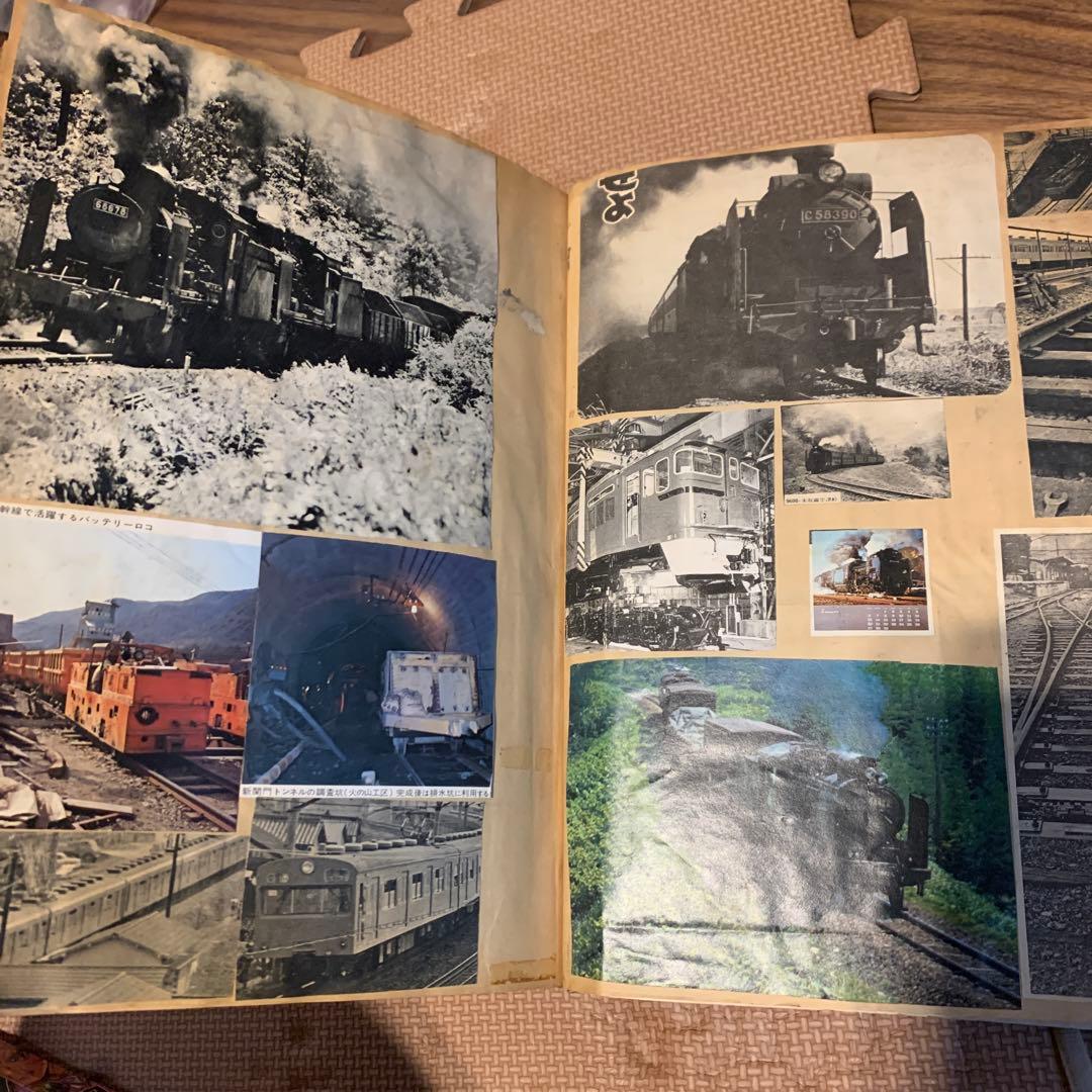 鉄道　スクラップ　記事　新聞　ステッカー　切符