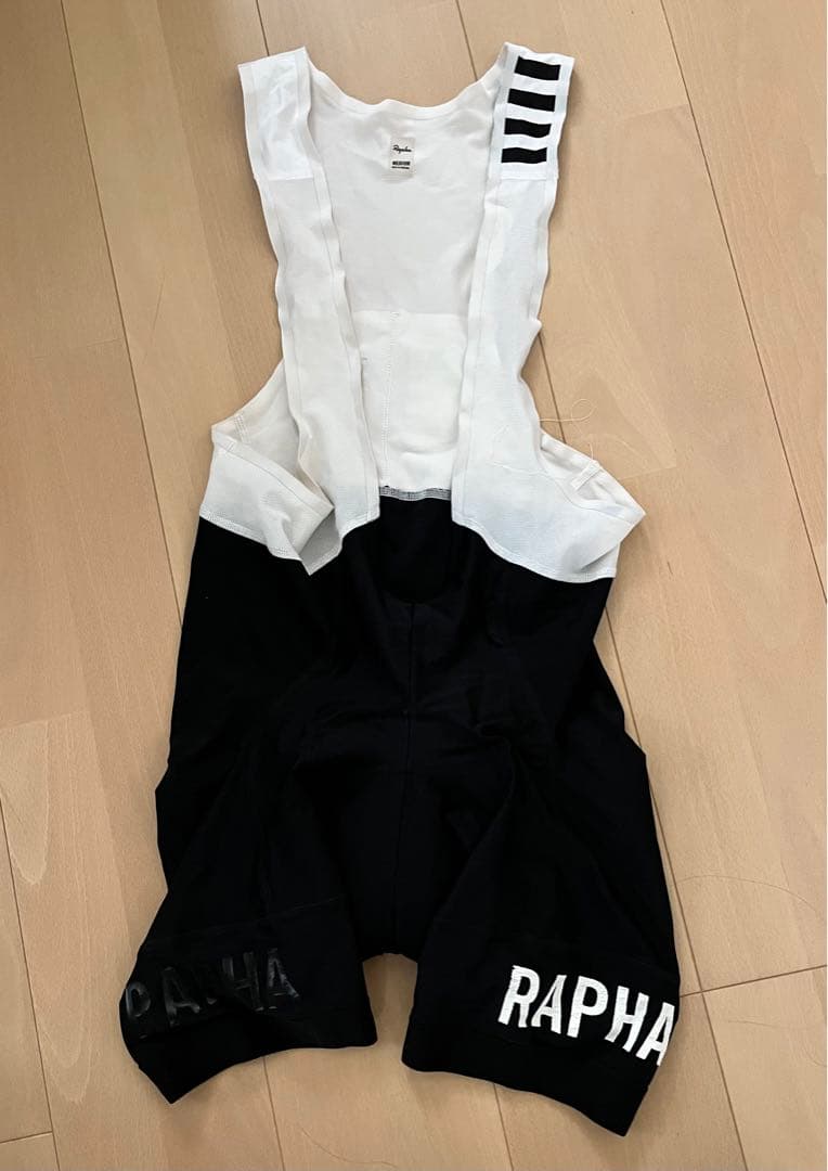 RAPHA ビブショーツ　ホワイト/ブラック