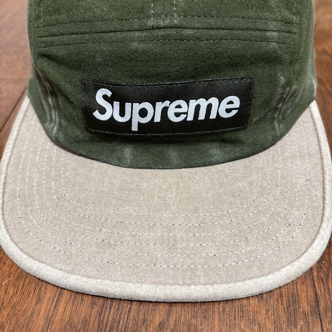 シュプリーム キャンプ キャップ モスグリーン