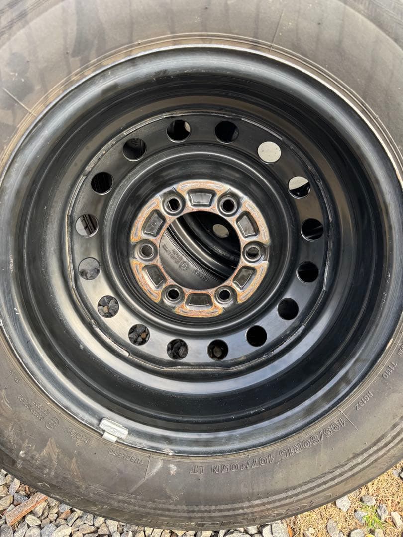 ハイエース純正　ブリヂストン 15インチ タイヤ・ホイール４本セット