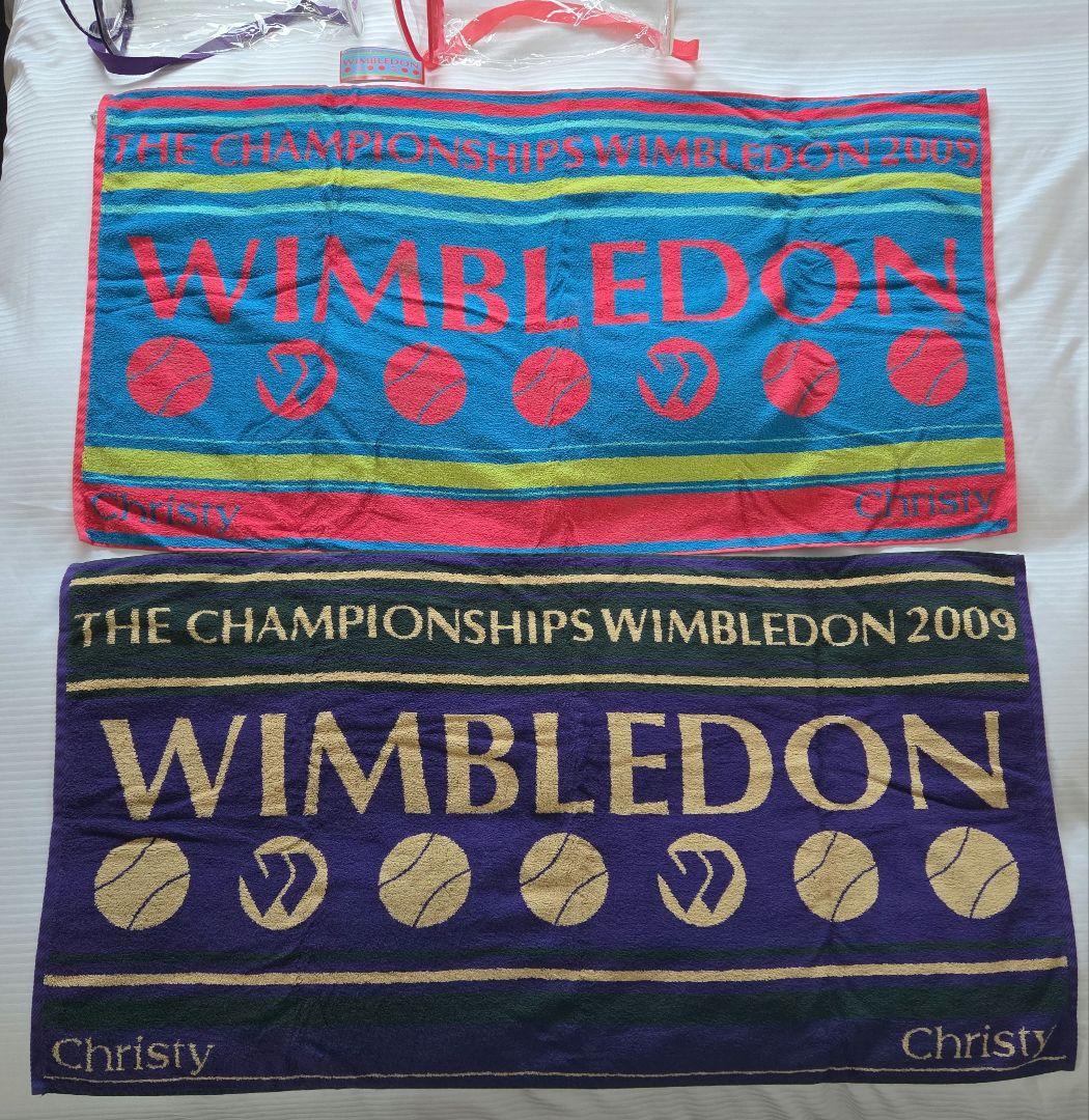 ✨Wimbledon 2009 記念バスタオル MENS LADIES 新品2枚