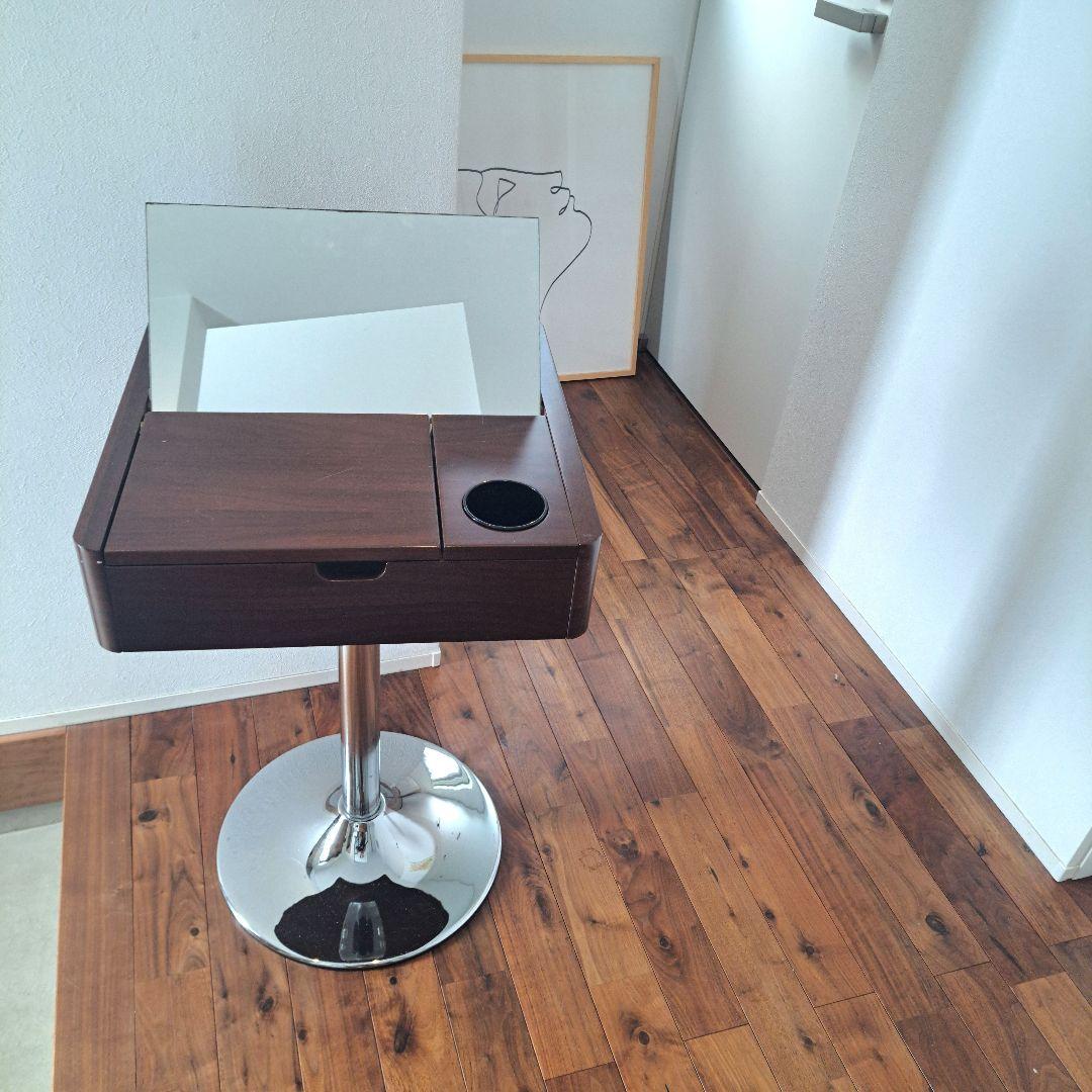 ヴィンテージ　ドレッサー　昭和レトロ　ミッドセンチュリー　スペースエイジ　茶色