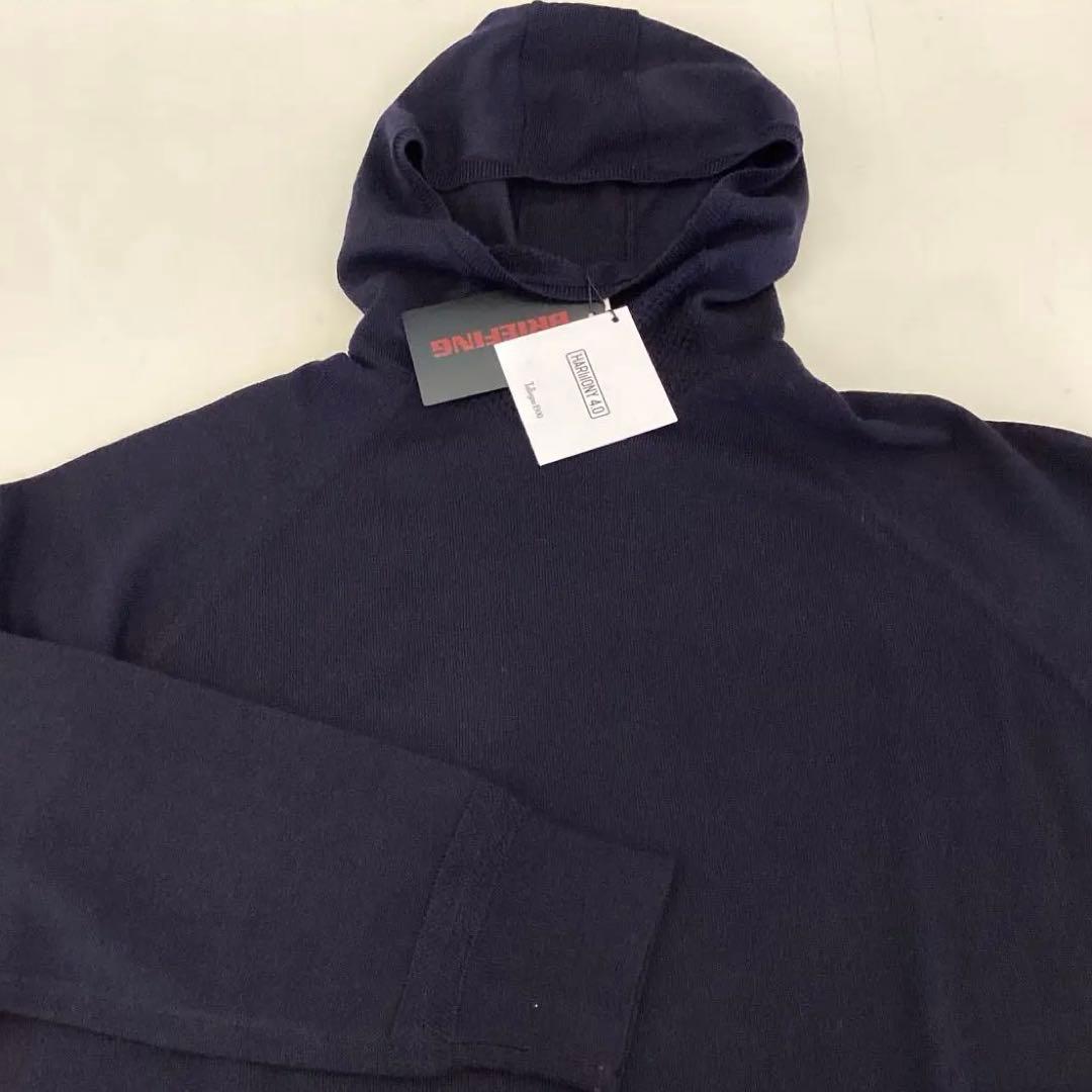 新品　BRIEFING　MERINO HIGH NECK HOODIE