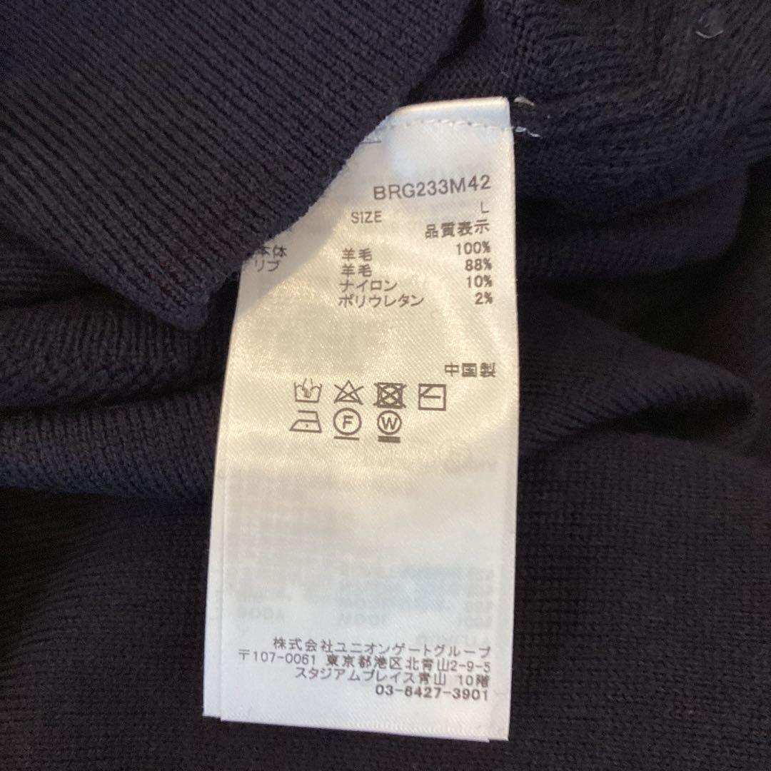 新品　BRIEFING　MERINO HIGH NECK HOODIE