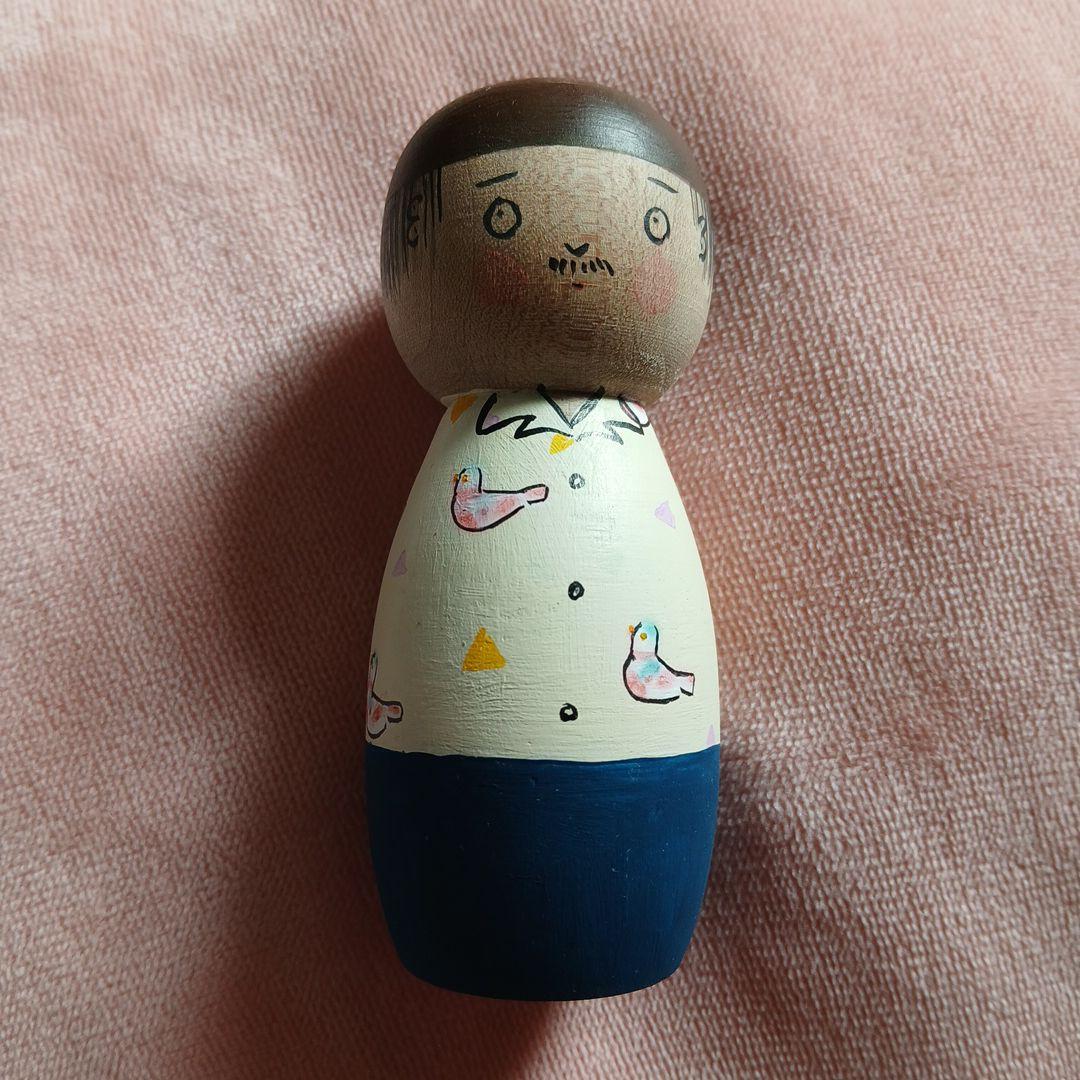 北山裕美工人　津軽系こけし　鳩笛