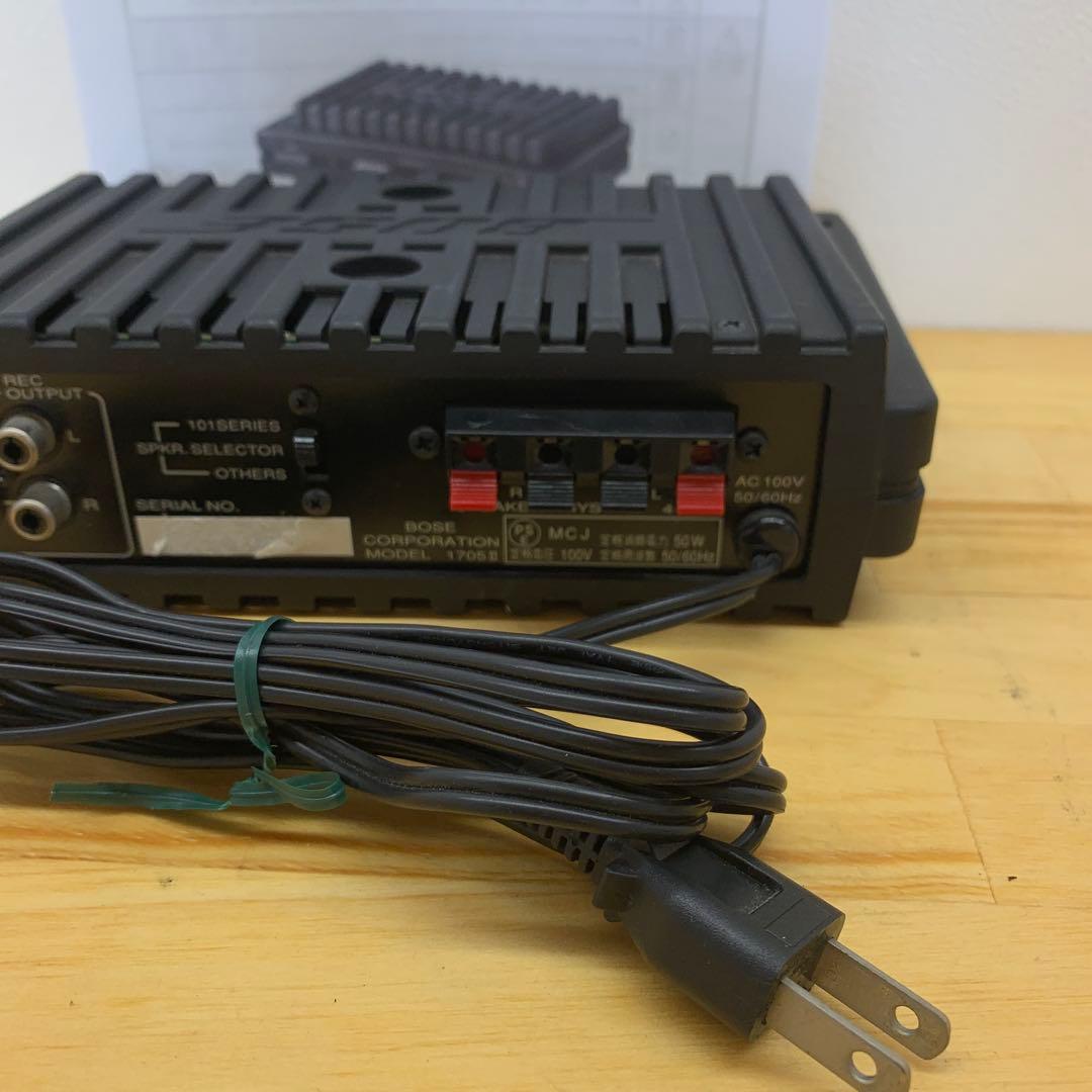 BOSE 1705Ⅱ ステレオパワーアンプメンテナンス済 動作品 ①スタジオなど