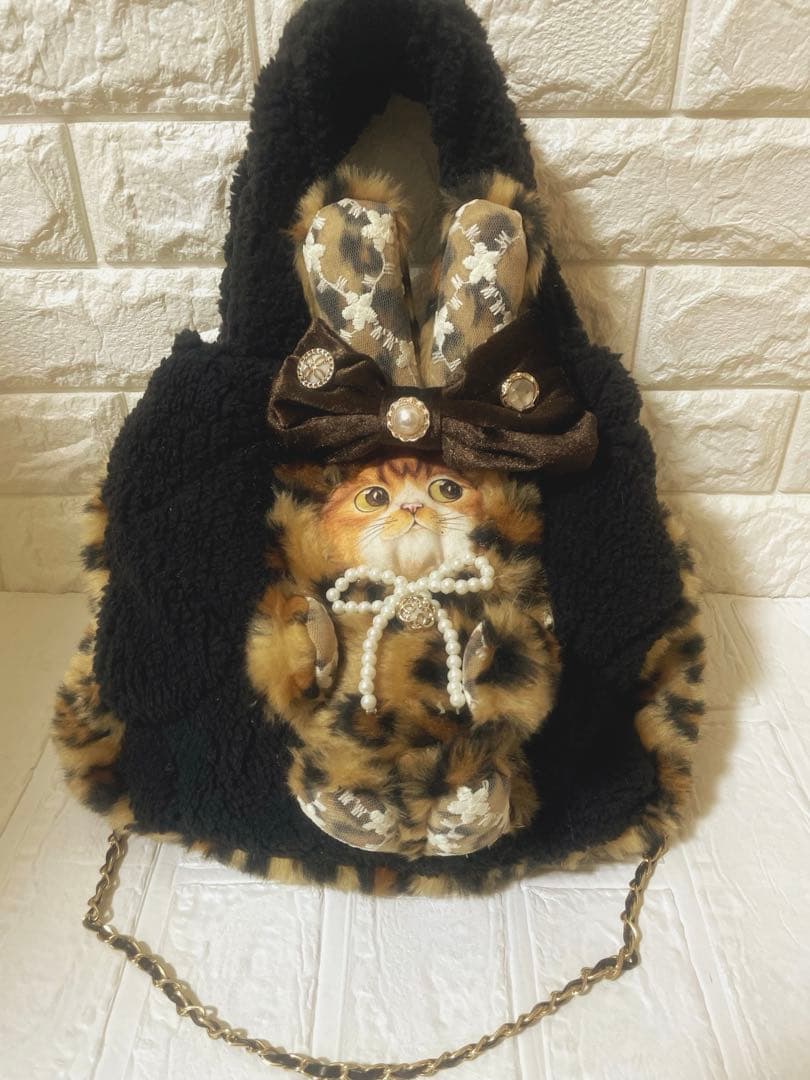 ぴ*ん様 コヤンイサムチョン　ハンドメイド ふわふわ　ショルダー取り外しトートバ