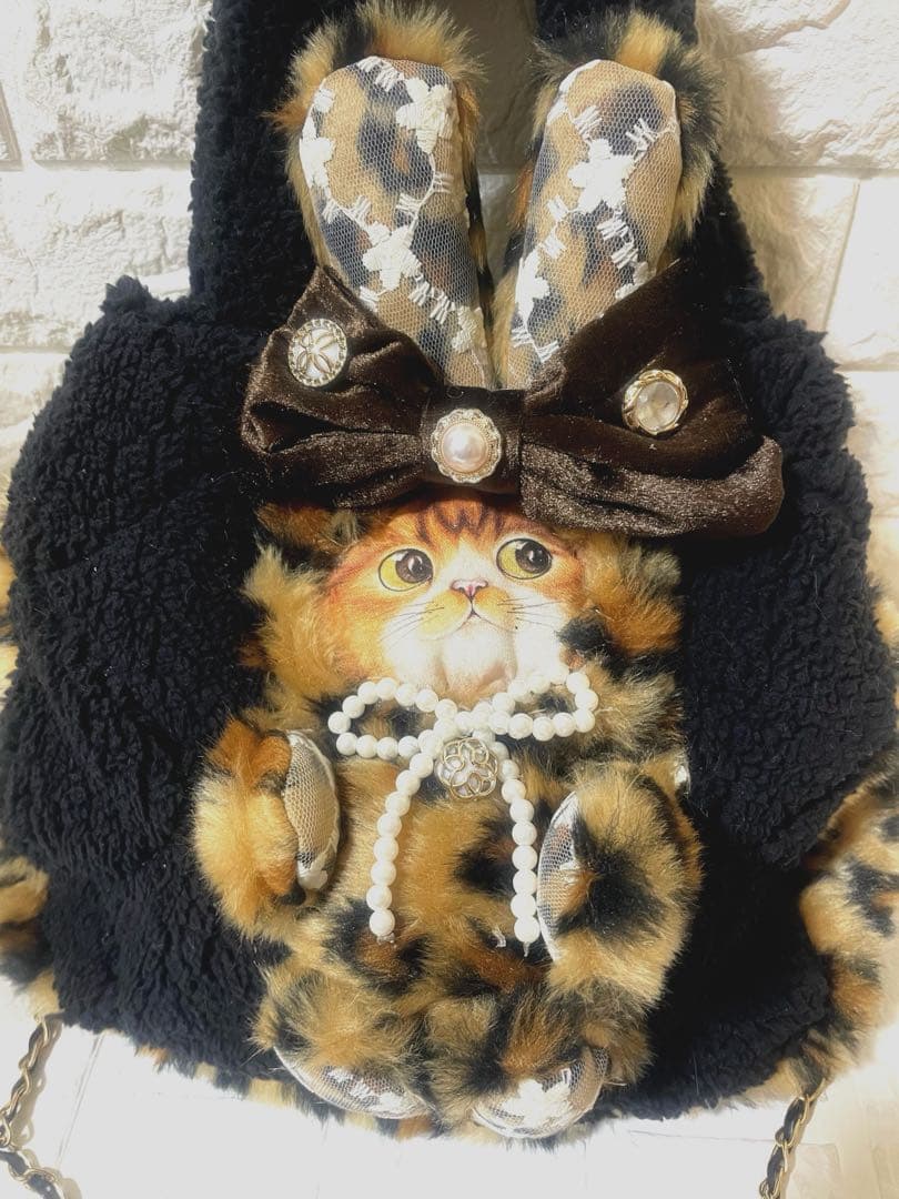 ぴ*ん様 コヤンイサムチョン　ハンドメイド ふわふわ　ショルダー取り外しトートバ