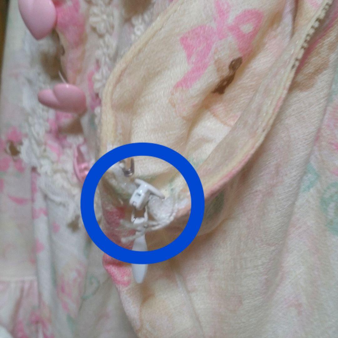 BABY♡ハートマーブルチョコレート柄JSK+カチューシャセット♡白