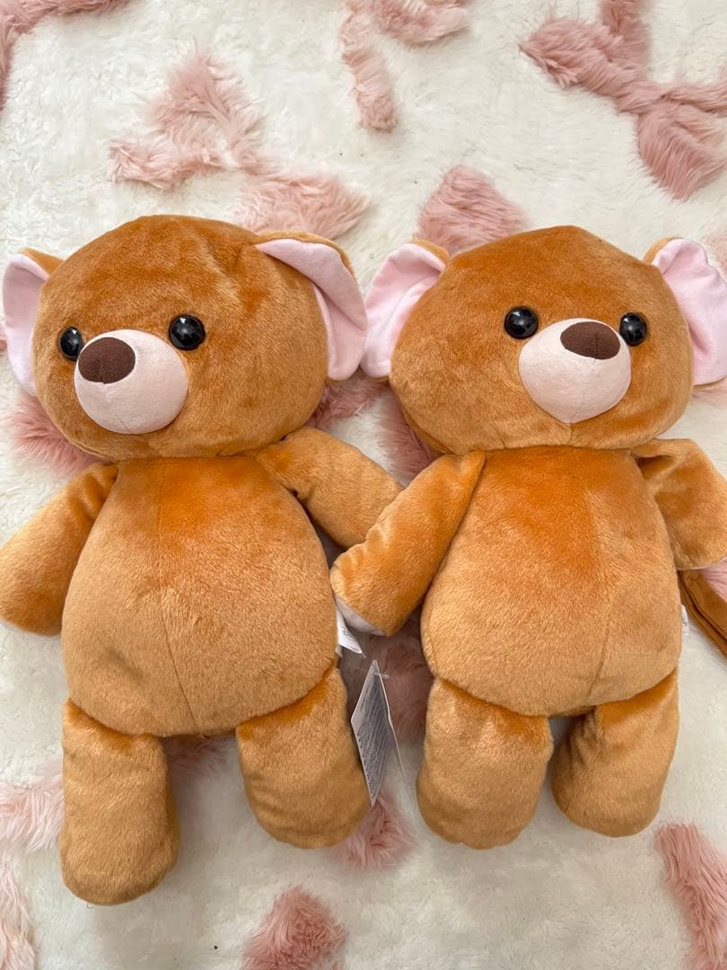 ディズニー　ピーターパン　テディベア　ネックピロー　2個セット