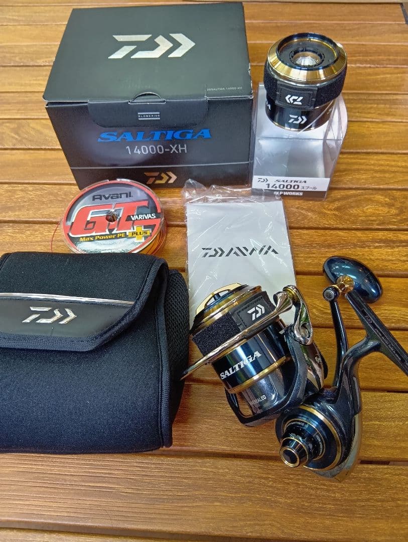 【K】ダイワ 20ソルティガ14000XH 替えスプール付き
