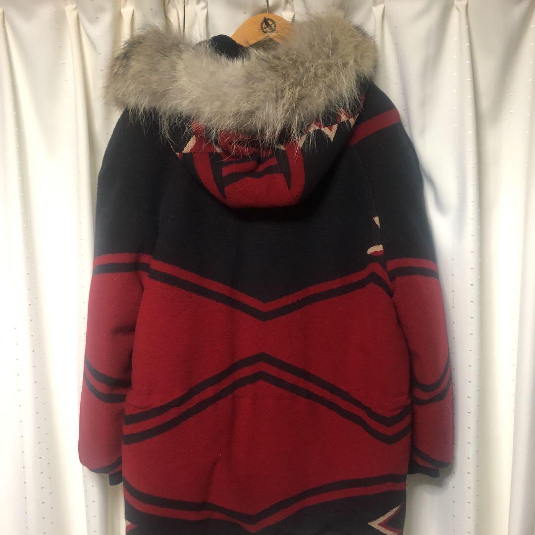 ビンテージラルフローレン ダウンジャケット　オルテガ柄　ネイティブ