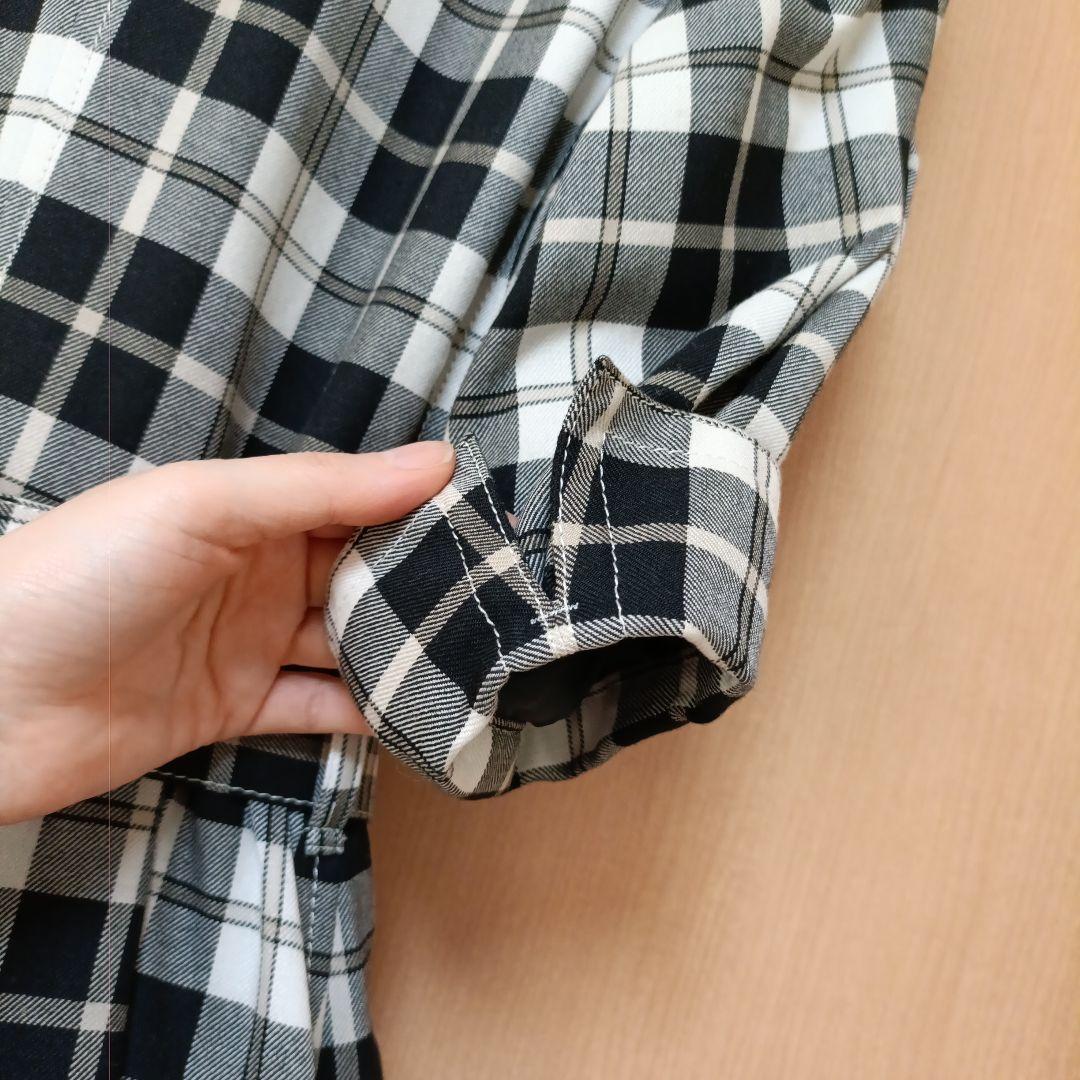 美品BURBERRY BLUE LABEL 刺繍ロゴワンピース　Aライン