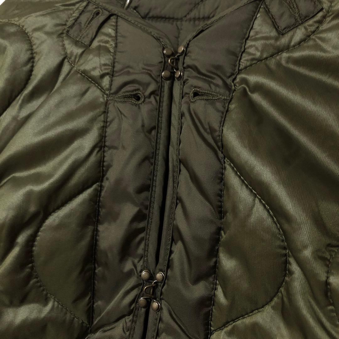 【ゴア】モッズコート ミリタリー キルトインナー ラクーンファー 脱着可能 良品