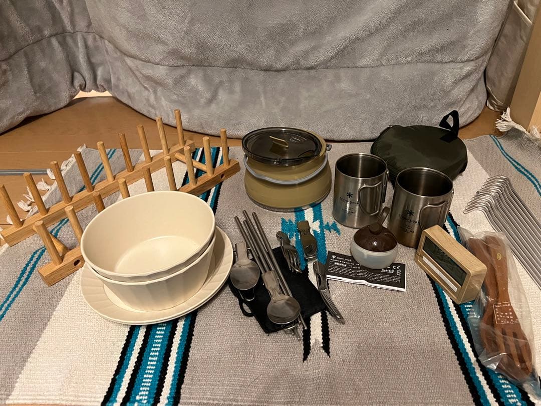 キャンプセット(スノーピーク商品付き)