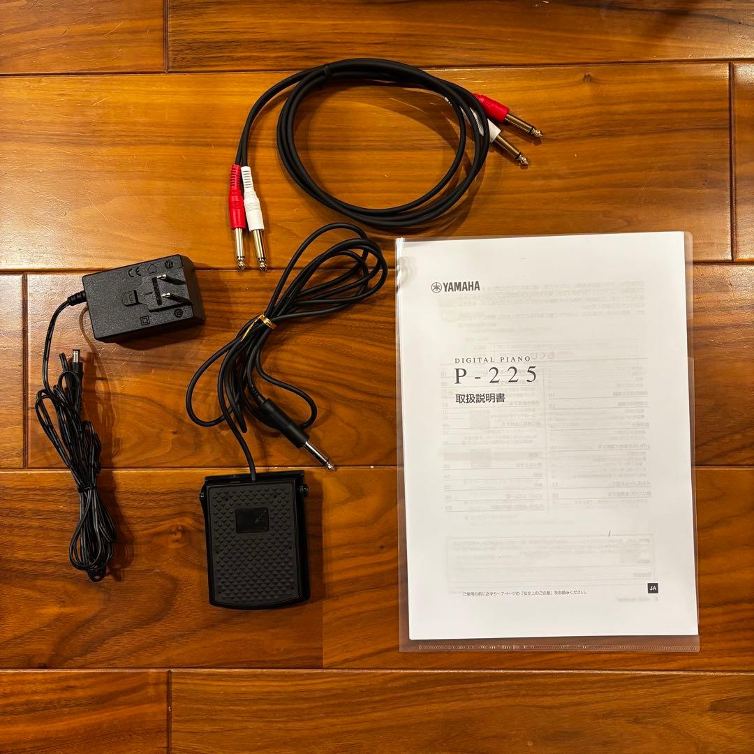 【美品】ヤマハ YAMAHA P-225ＷＨ電子ピアノ p225 2024年製