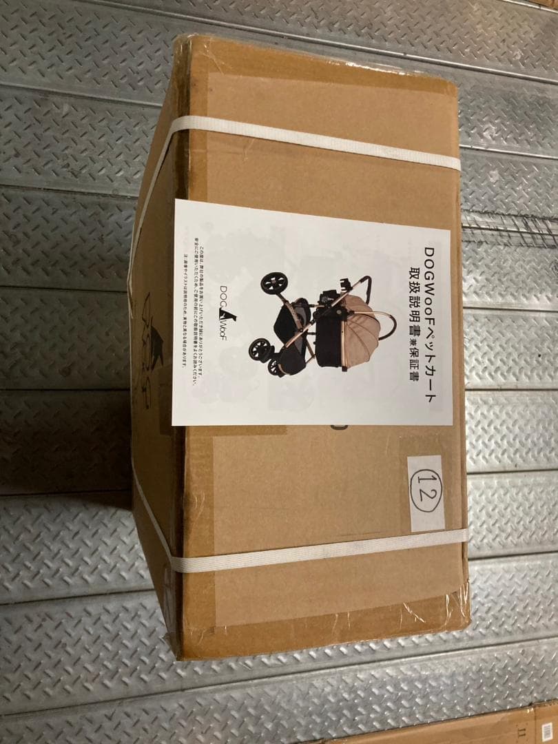 ⑫ DOGWooF ペットカート 犬 分離式 対面式 小型犬 中型犬 ベージュ
