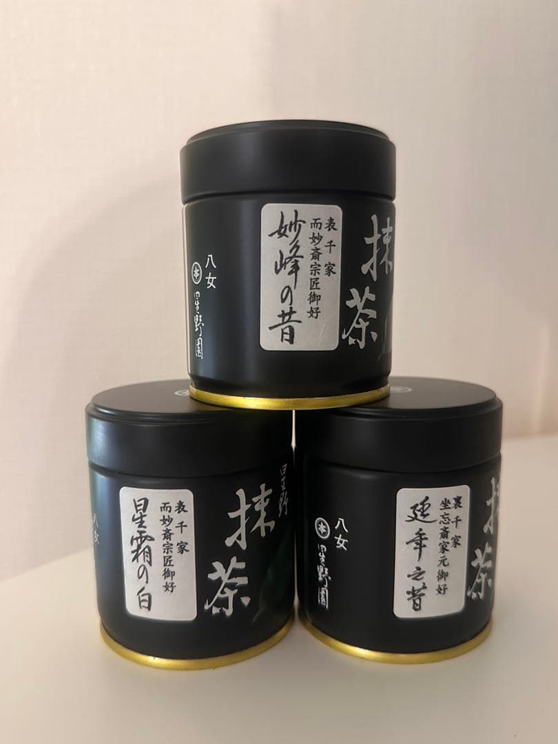 【星野製茶園】　延年之昔　星霜の白　妙峰の昔　40g缶入り【3缶セット】