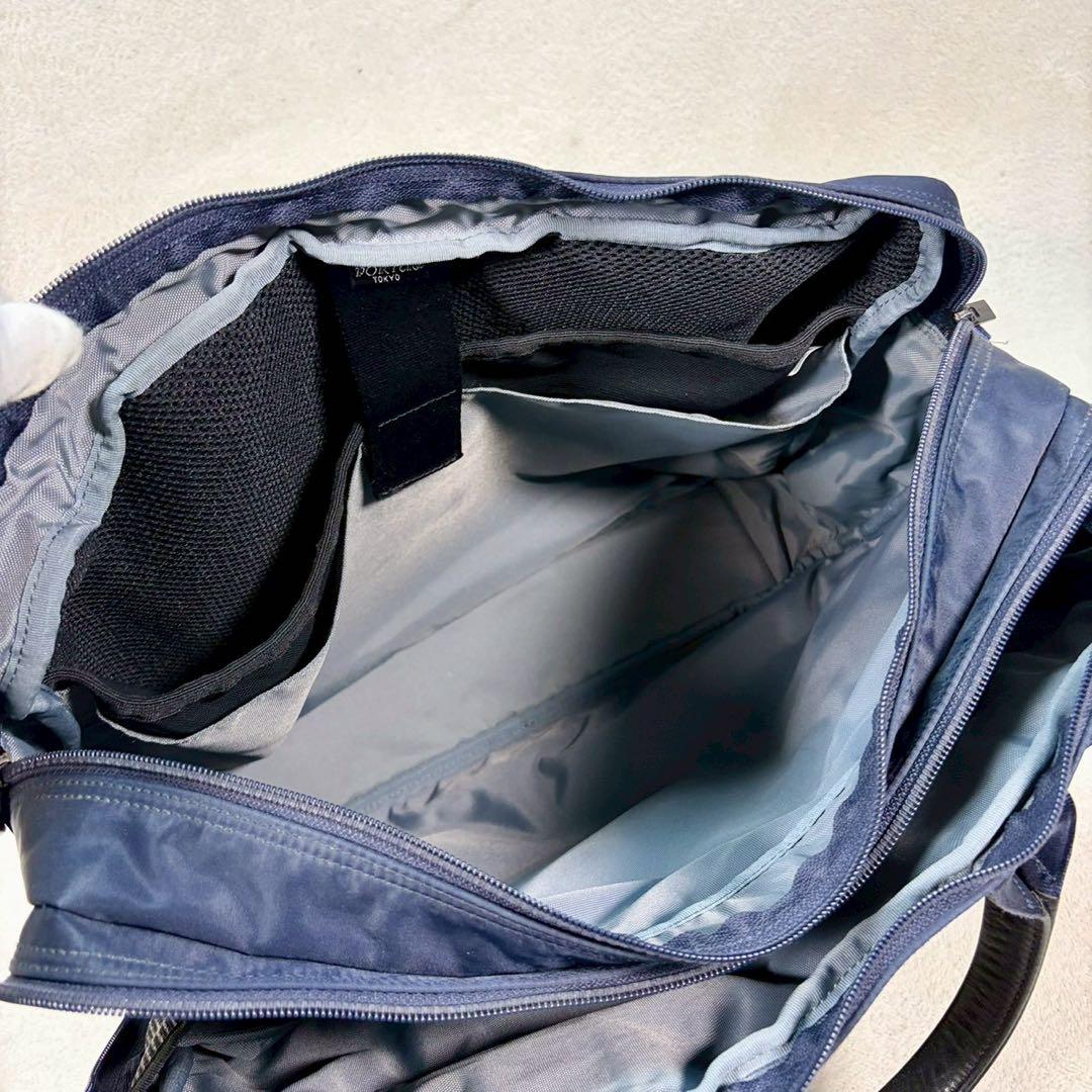 【美品✨】ポーター タイム 2WAYビジネスバッグ　ブリーフケース　ショルダー付