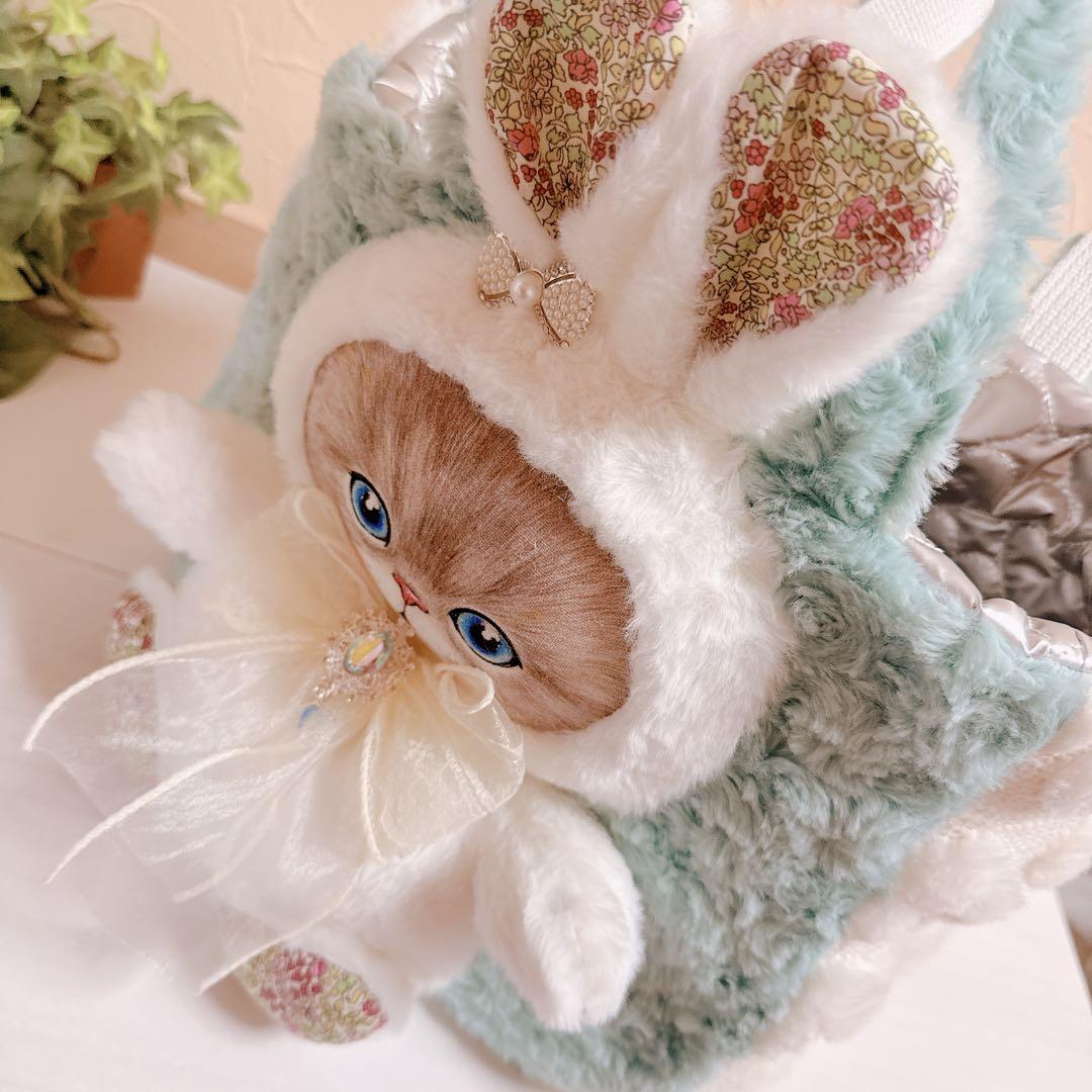 さ*ー様 コヤンイサムチョン♡新作bigうさルミちゃん薔薇ファー＆インド刺繍トー