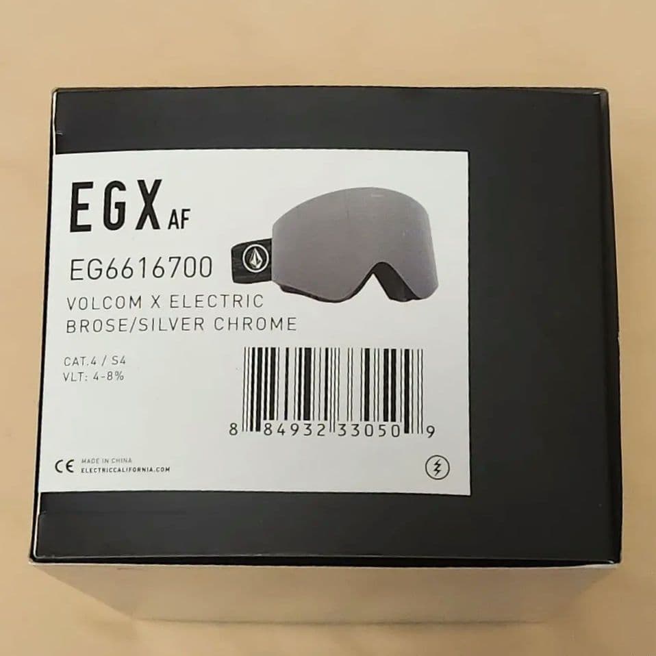 ELECTRIC x VOLCOM 限定コラボ ゴーグル EGX ミラーレンズ