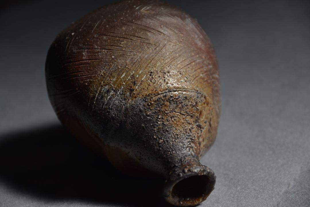 【金重晃介】備前扁壺徳利