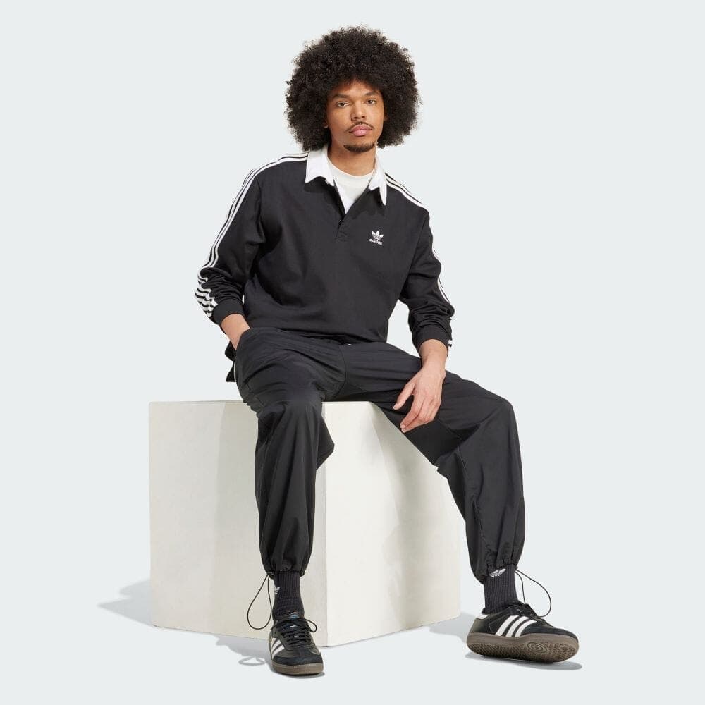 adidas RUGBY POLO LS ブラック 3XL IZ4806
