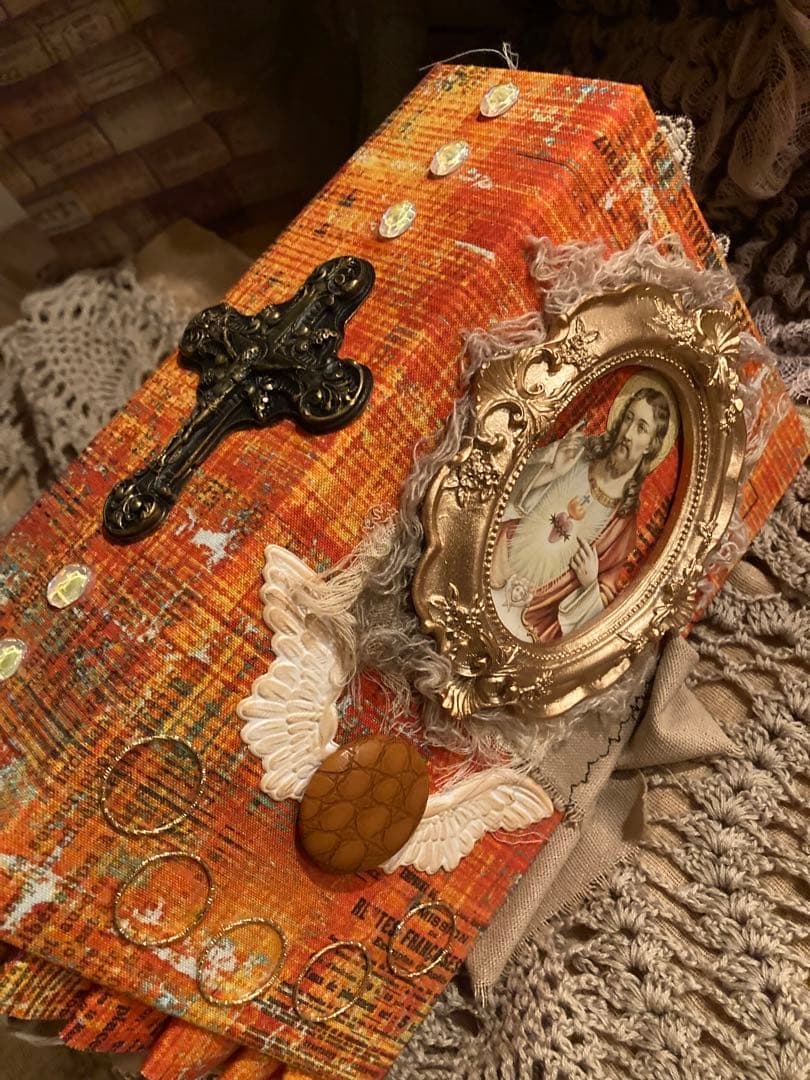 ジャンクジャーナル　雑記帳　キリスト 十字架　マリア様　フランス　アンティーク