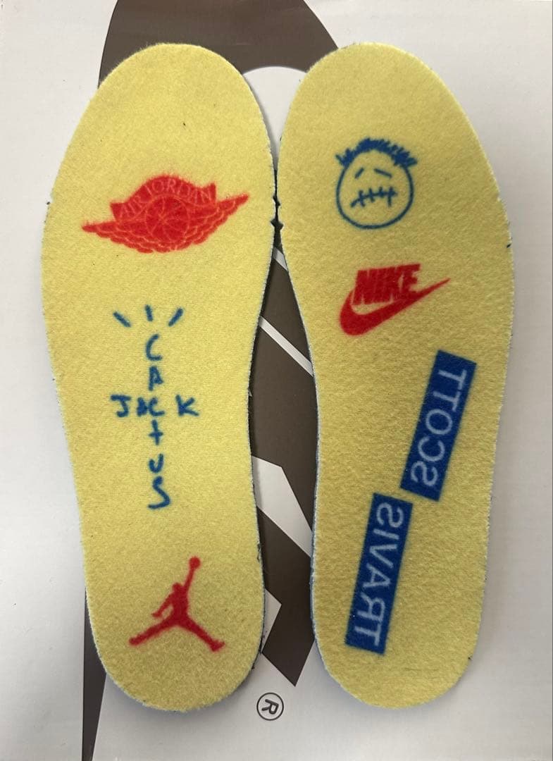20㌢Travis Scott×Nike PS Jordan 1 Canary