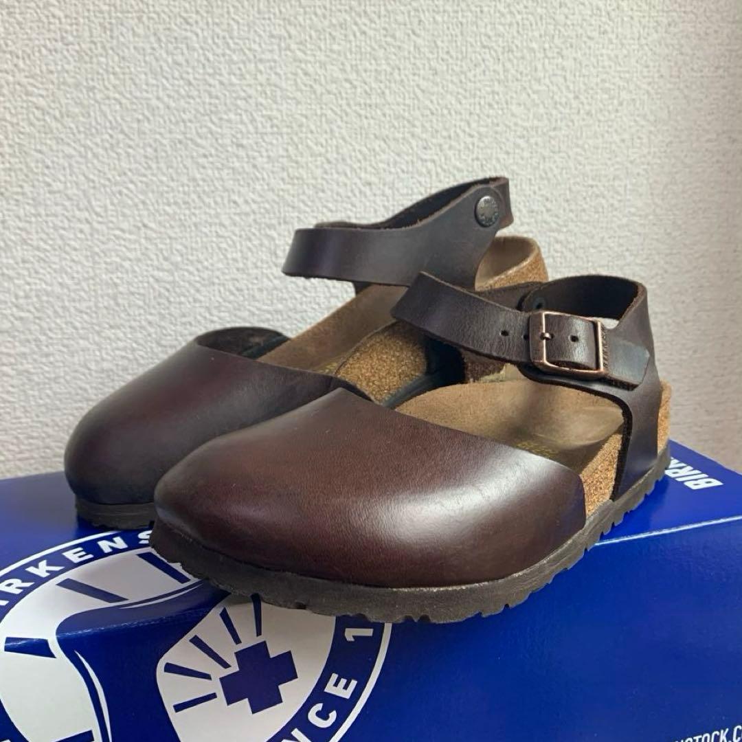 ＊美品＊ビルケン MESSINA メッシーナ 濃茶 22.5 ナロー