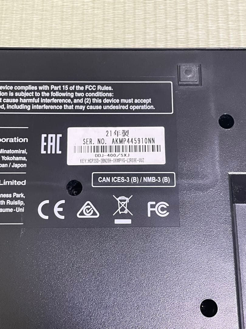 【動作確認済み】Pioneer DJ DDJ-400 DJコントローラーコード付