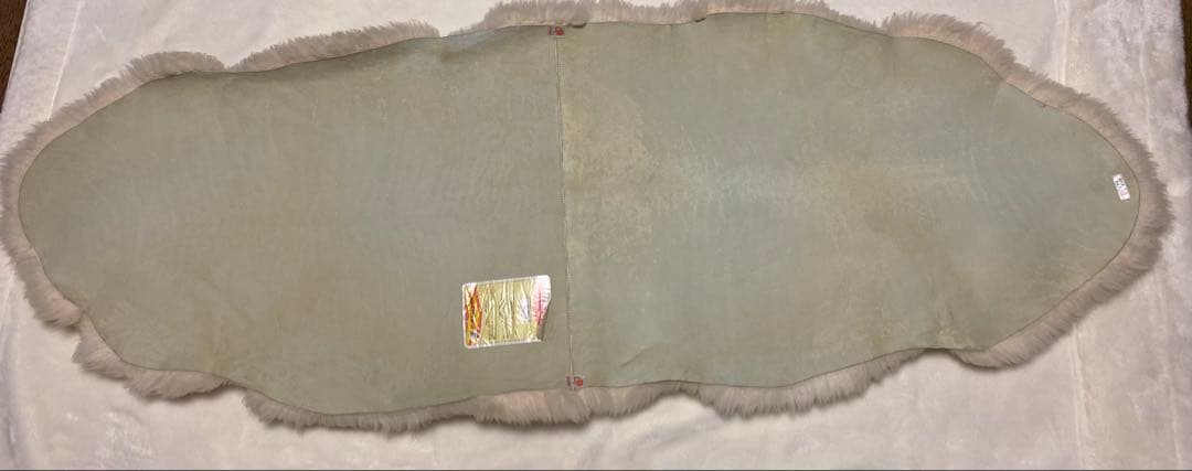 ニチロムートン　ムートンラグ　ニチロ　NICHIRO 羊毛　アイボリー