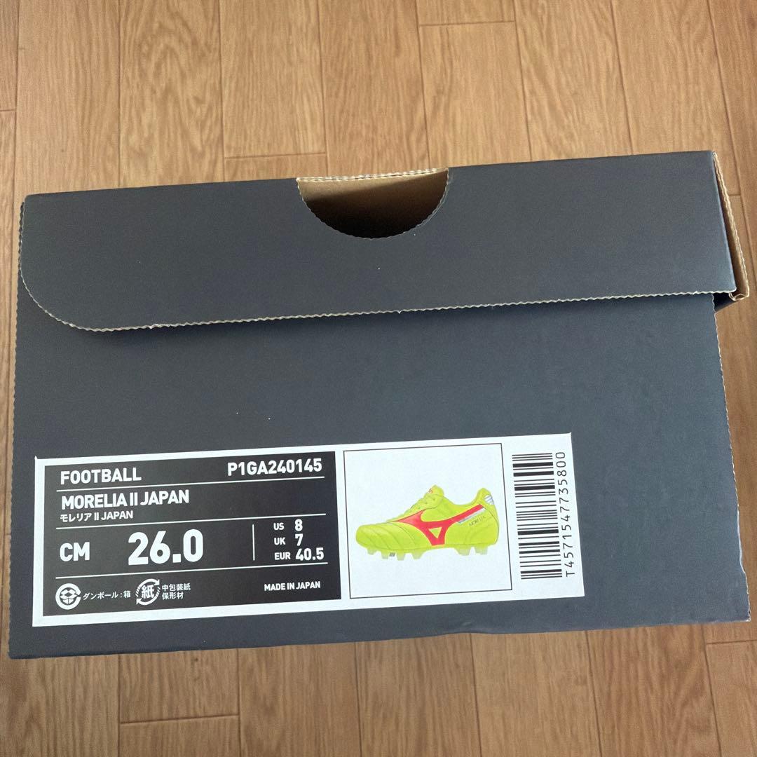 26.0㎝　モレリアII JAPAN(サッカー／フットボール)限定