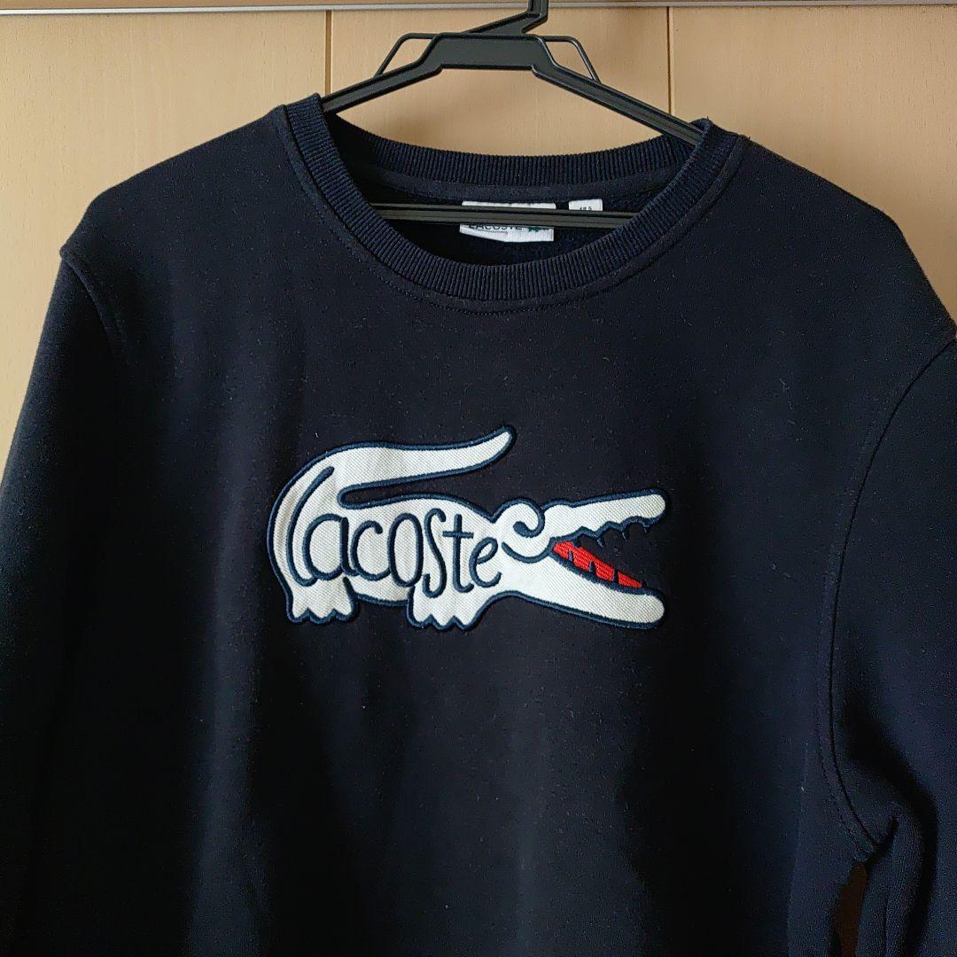 ●ラコステ●スウェット●L●ブラック●トレーナー●