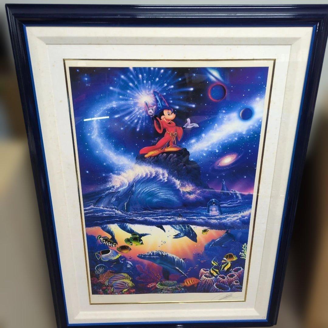 ラッセン ソーサラー オブ ザ シー額装済み