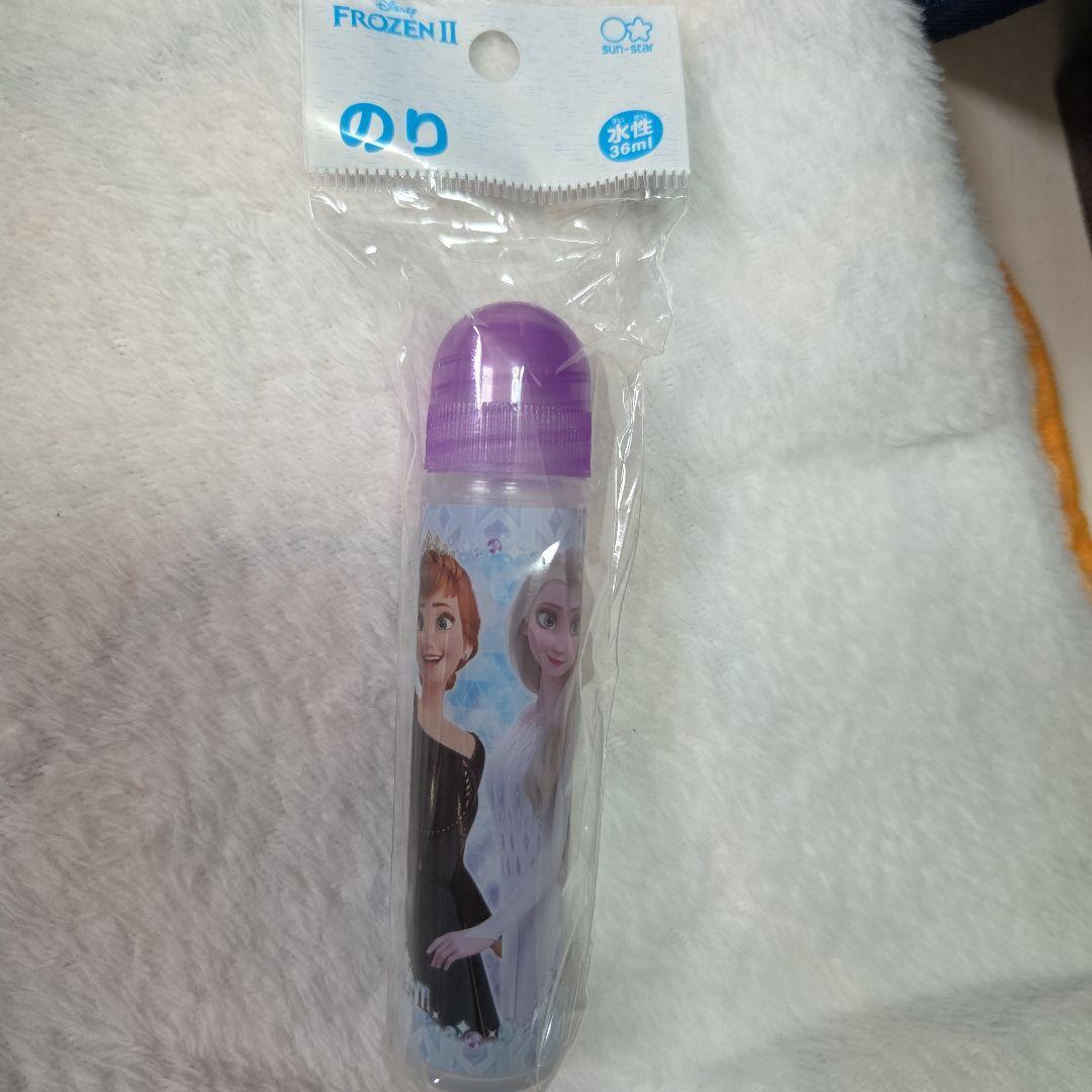 Frozen II アナとエルサ 液体のり 紫