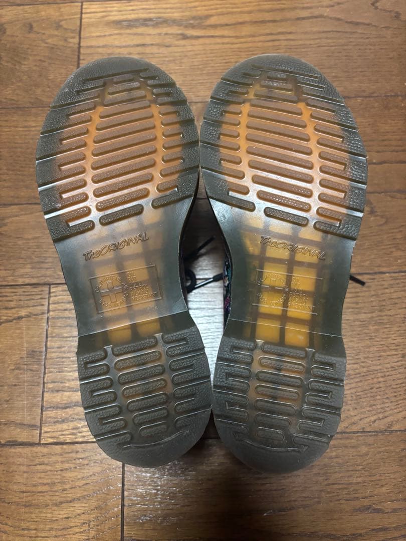 【美品】Dr. Martens 1461 花柄レザー 3ホールシューズ UK4