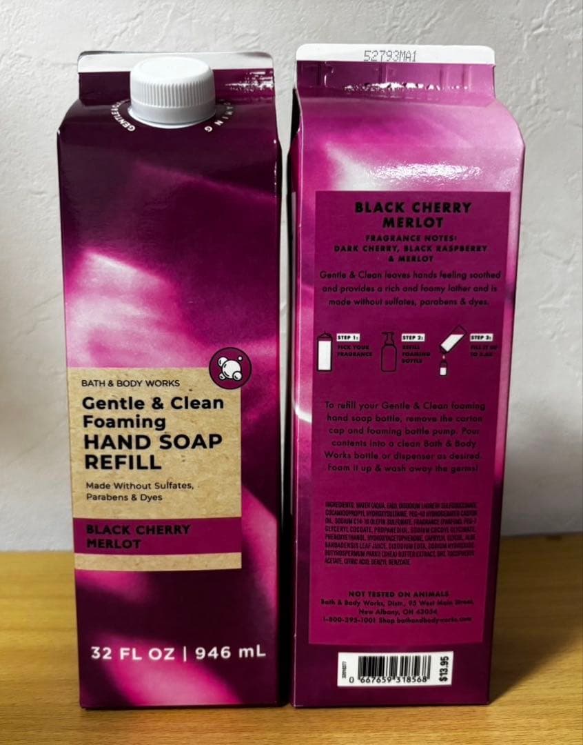 ブラックチェリーメロットBath&BodyWorks ハンドソープ　リフィル