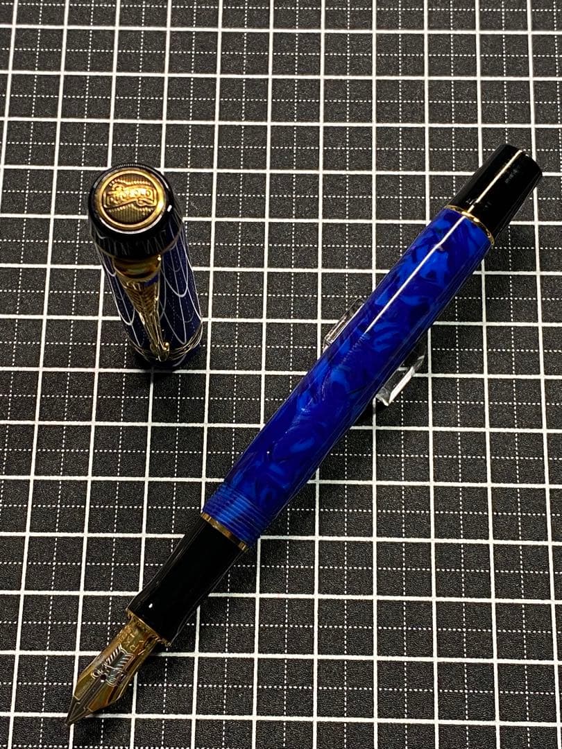 筆記具 PARKER Duofold lnternational Lapis Blue