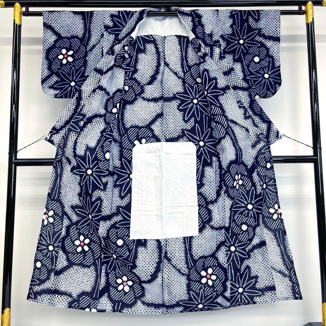 ひだまりです❣️ 【着物と帯 時流】Y25890◆本場有松鳴海絞り浴衣◆